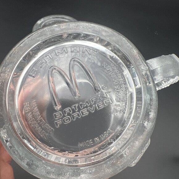 VINTAGE 1995 McDonald's Batman Forever Glasses Set of 4 Excellent Condition - Picture 13 of 16